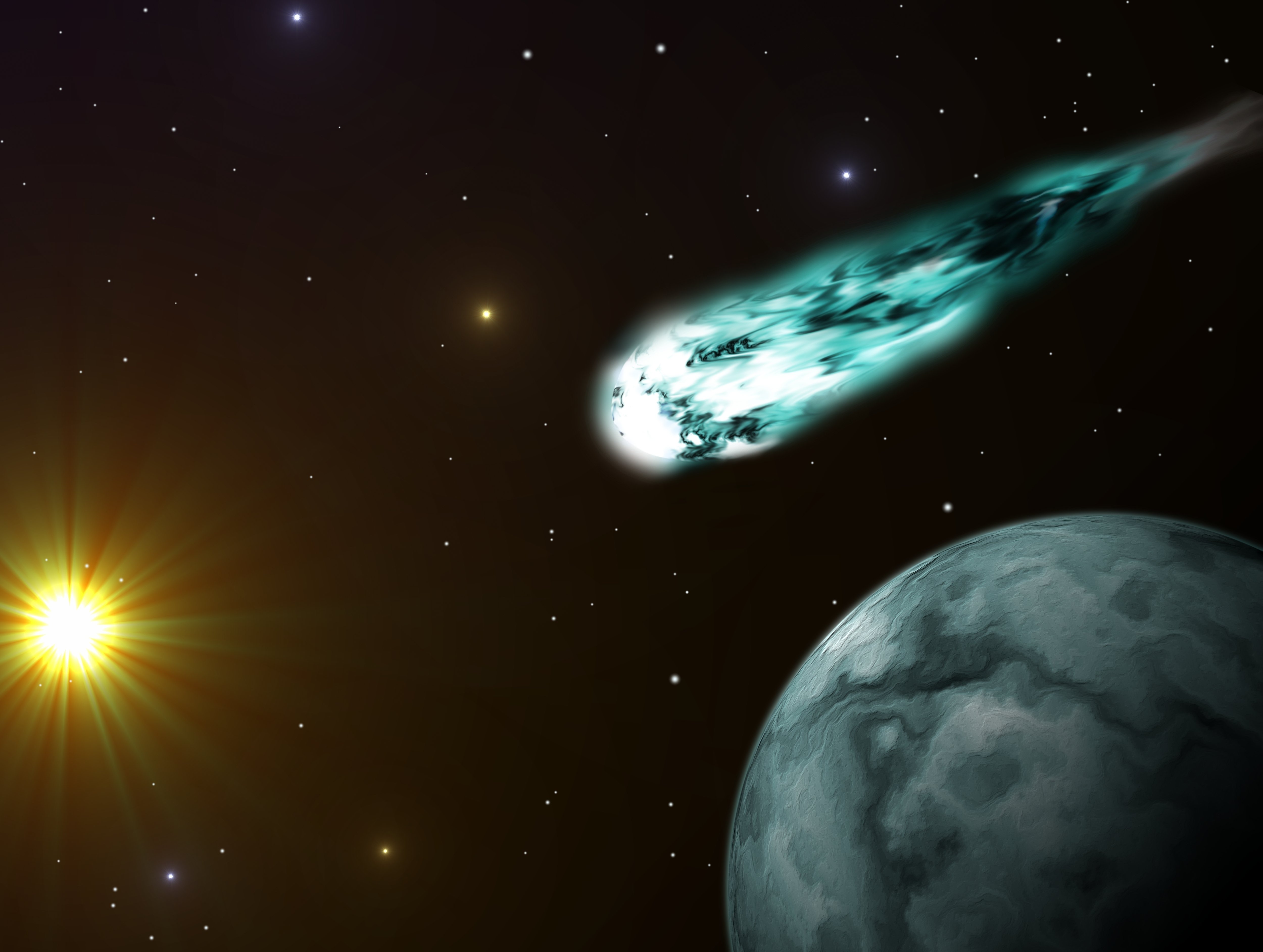 Scientists solve mystery of why comets emit Xrays University of Oxford
