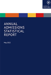 Cover of Admissions Report 2022