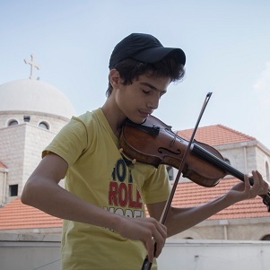 Send in the strings: Violin sent to young Syrian musician