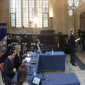 Parliament meets in Oxford for the first time in 350 years