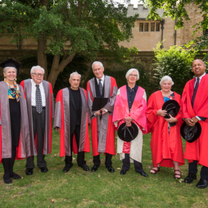 Seven eminent figures awarded honorary degrees at Encaenia
