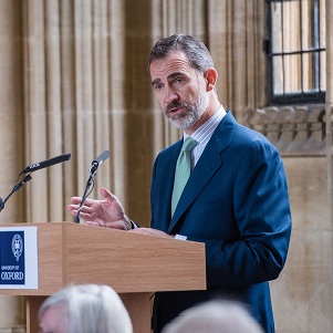 King and Queen of Spain visit Oxford
