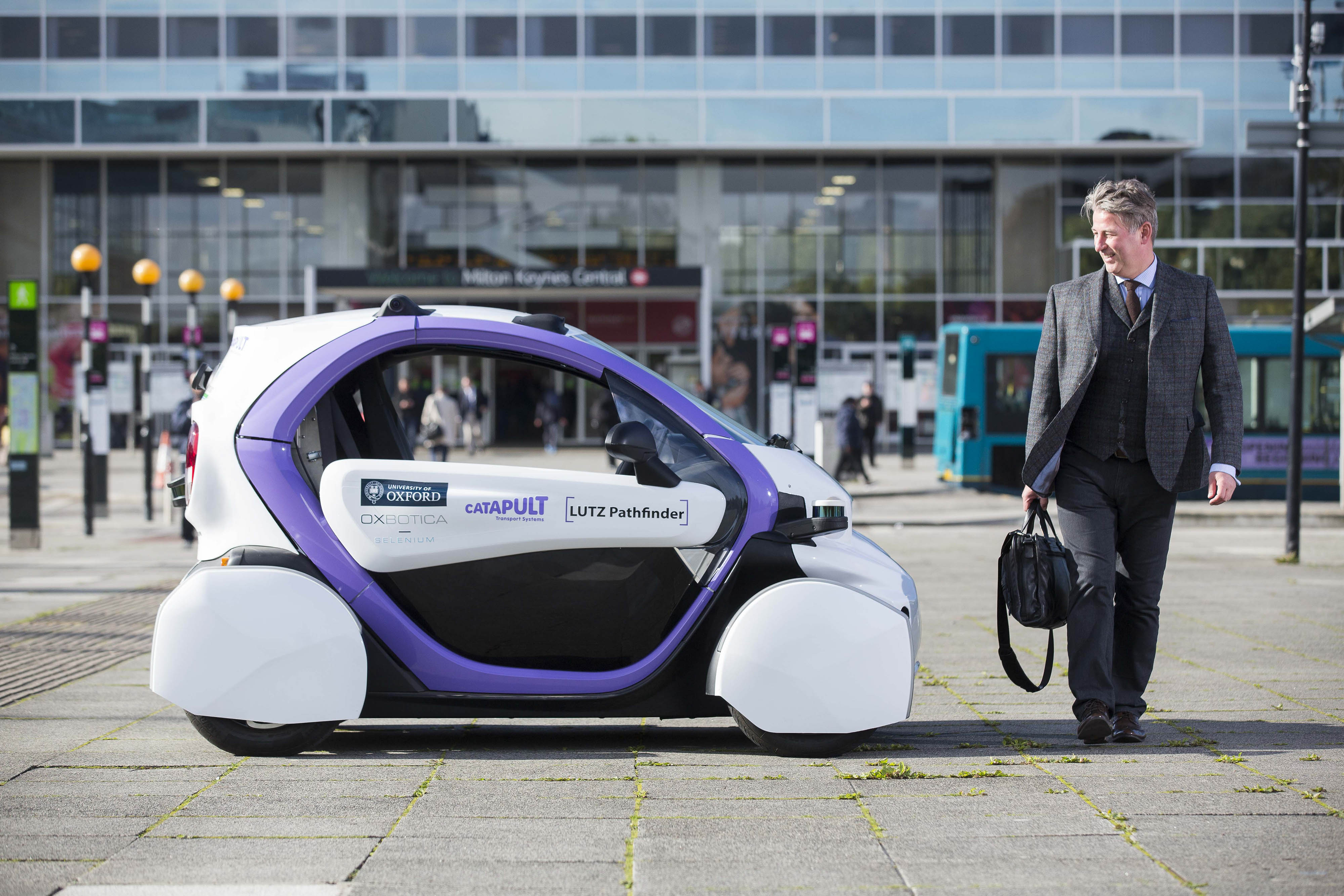 Flashback: Self-driving vehicle trialled in UK public space for the first time