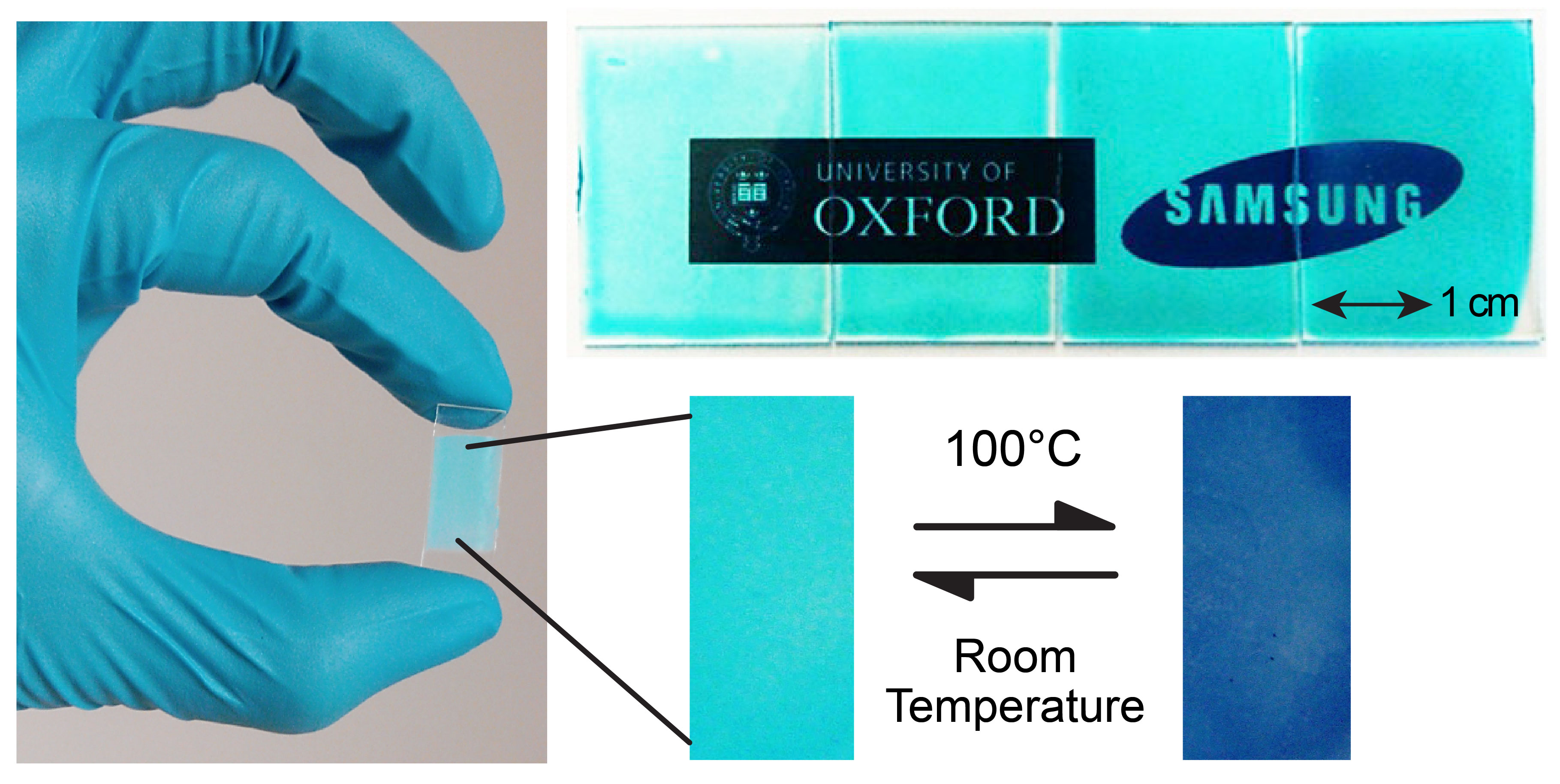 Thin film sensors created using MOF nanoparticles harvested from hybrid gels