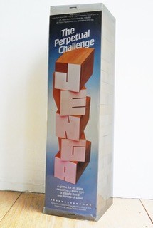 Original Jenga packaging