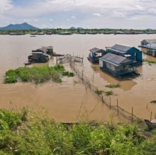 River basin in Cambodia
