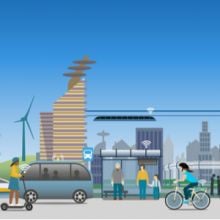 The train has left this station, but the CREDS report calls for investment to be doubled in public transport and for more active travel, such as walking, cycling (and running). Credit: Shutterstock