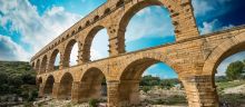 The aqueduct at Pont du Gard