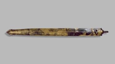 The Wittenham Sword found in a river in Oxfordshire dates from the Late Iron Age.