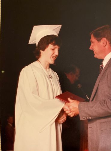 Christl Donnelly - High School Graduation - 1984