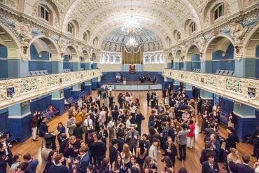 An anniversary event at Oxford Town Hall