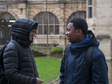 Students visit Oxford colleges and learn more about university life. (c) The Brilliant Club