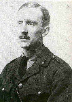 JRR Tolkien in uniform, 1916