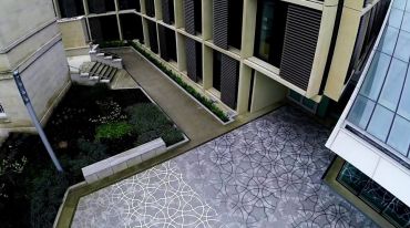 Penrose tiling, Mathematical Institute, Oxford