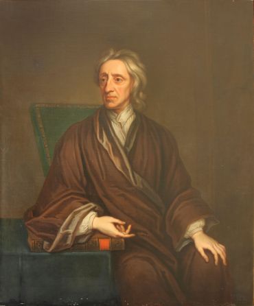 Portrait of John Locke, oil on canvas