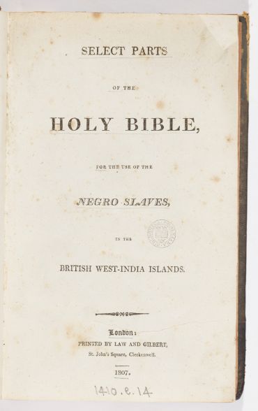 Image of the Slave Bible