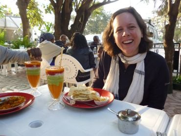 Professor Tamsin Mather, volcanologist and Professor of Earth Sciences at Oxford University. Copy Right: Tamsin Mather