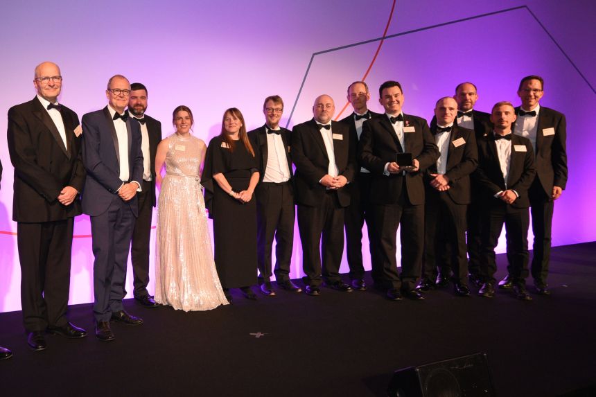 The OrganOx team at the MacRobert Award ceremony.