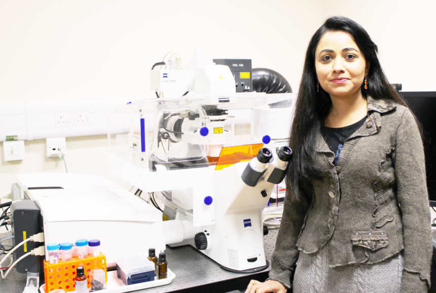 Dr Anjali Kusumbe, Group Leader of the Tissue and Tumor Microenvironments Group at Oxford's MRC Human Immunology Unit