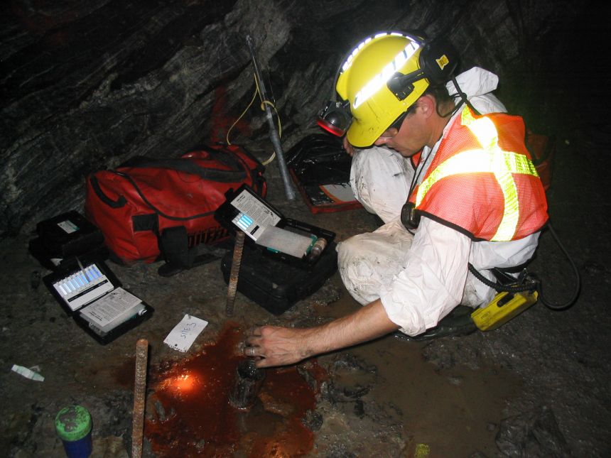 University of Toronto researchers underground