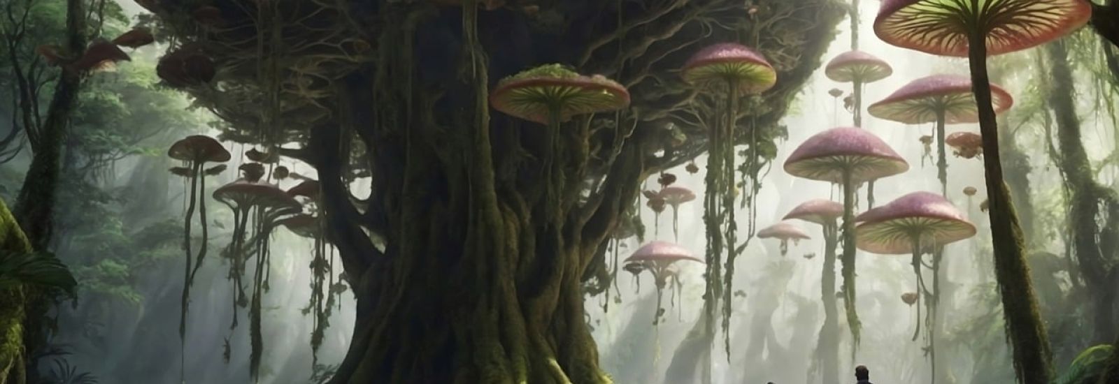A fantast image of what Plants could look like on other worlds