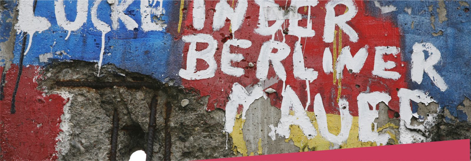 Graffiti on one of the remaining sections of the Berlin wall, Germany.