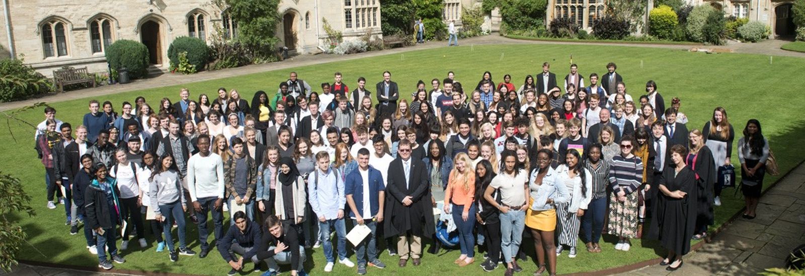Students at Wadham College
