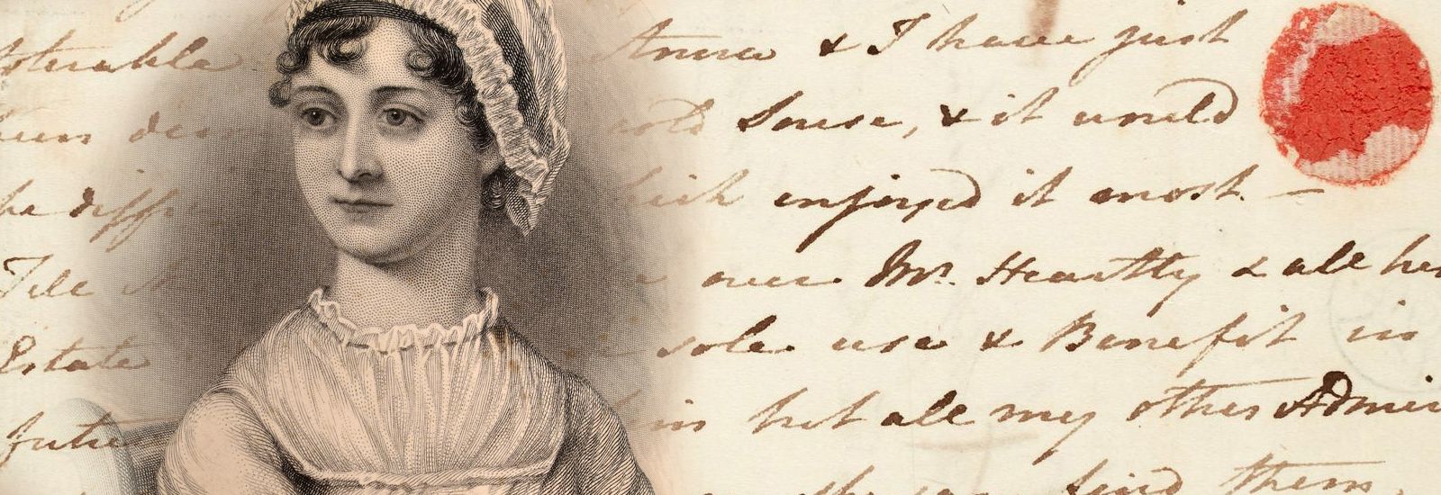 Jane Austen image and handwriting