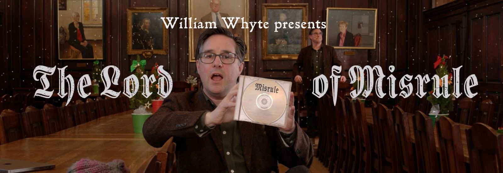 William Whyte in Oxford college dining Hall