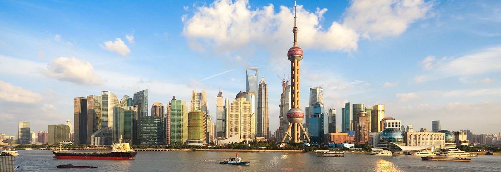 The Shanghai skyline