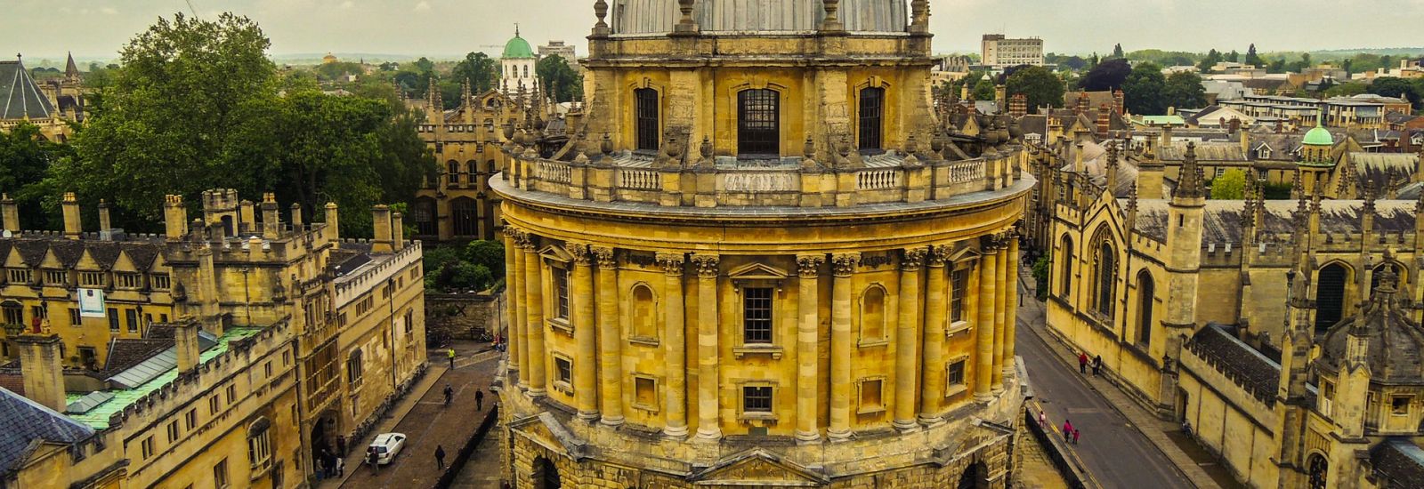 Image of the Radcliffe Camera building; part of the University of Oxford