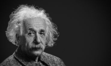 Portrait image of Albert Einstein