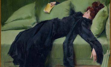 Picture of Ramon Casas' A Decadent young woman, After the dance, 1899.