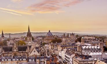 Sunset over Oxford