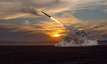 Air defence missiles. Credit: Olena Bartienieva, Getty Images