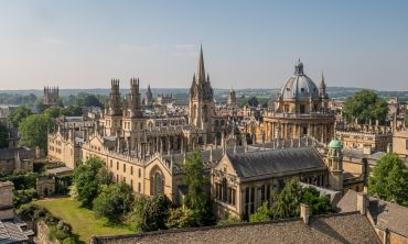 Oxford skyline with view of Radcliffe Camera and the University Church
