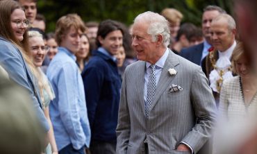 His Royal Highness The Prince of Wales at Trinity College to open its new Levine Building on 12 May