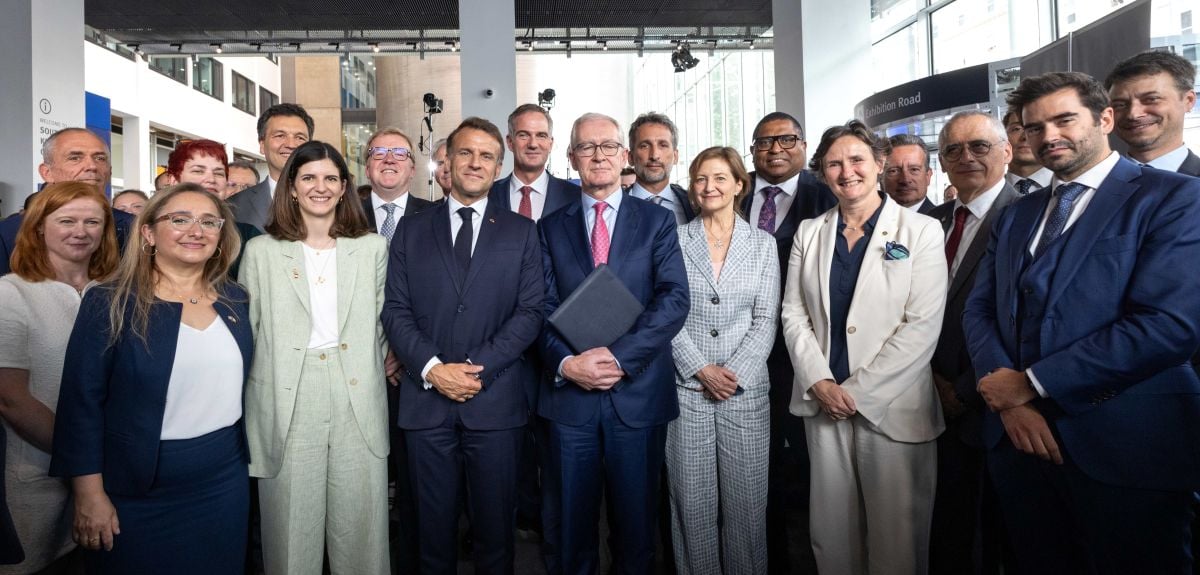 President Macron attended an event to mark the Entente CordIAle Paris-Saclay – Oxford-Cambridge AI Initiative during his State Visit to the UK