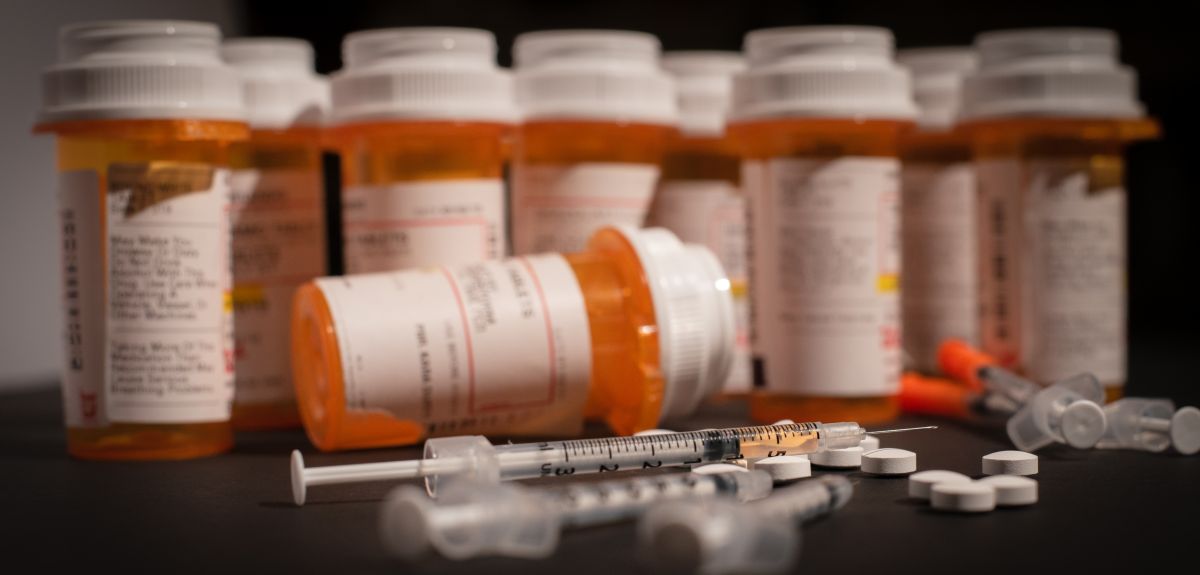 Prescription drugs and syringe