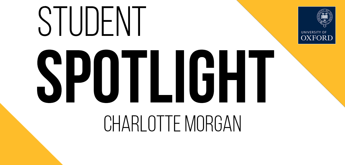 Student spotlight: Charlotte Morgan banner