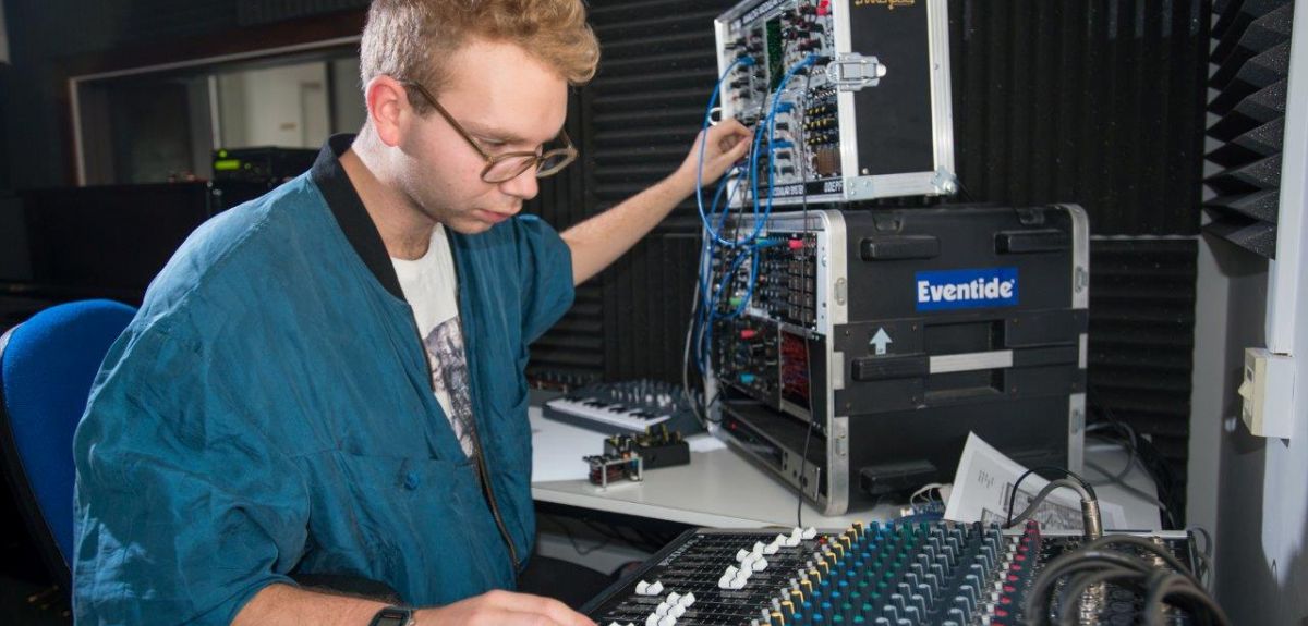 Oxford University's new electronic music studio