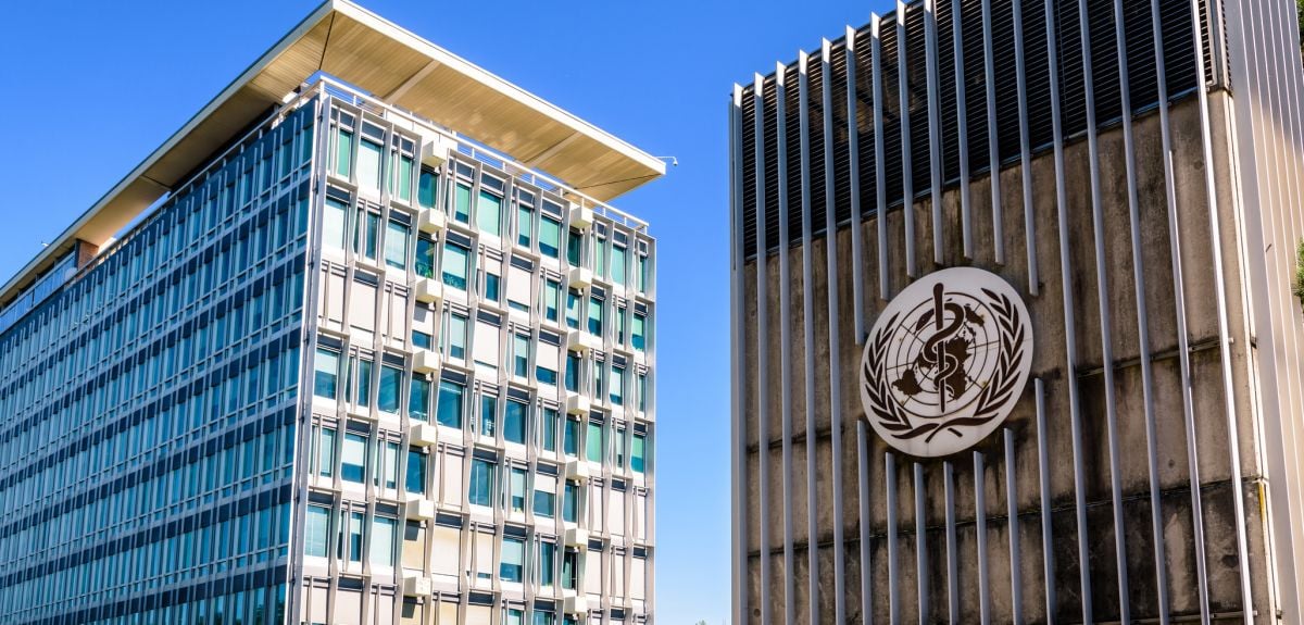 The World Health Organization (WHO) headquarters in Geneva, Switzerland