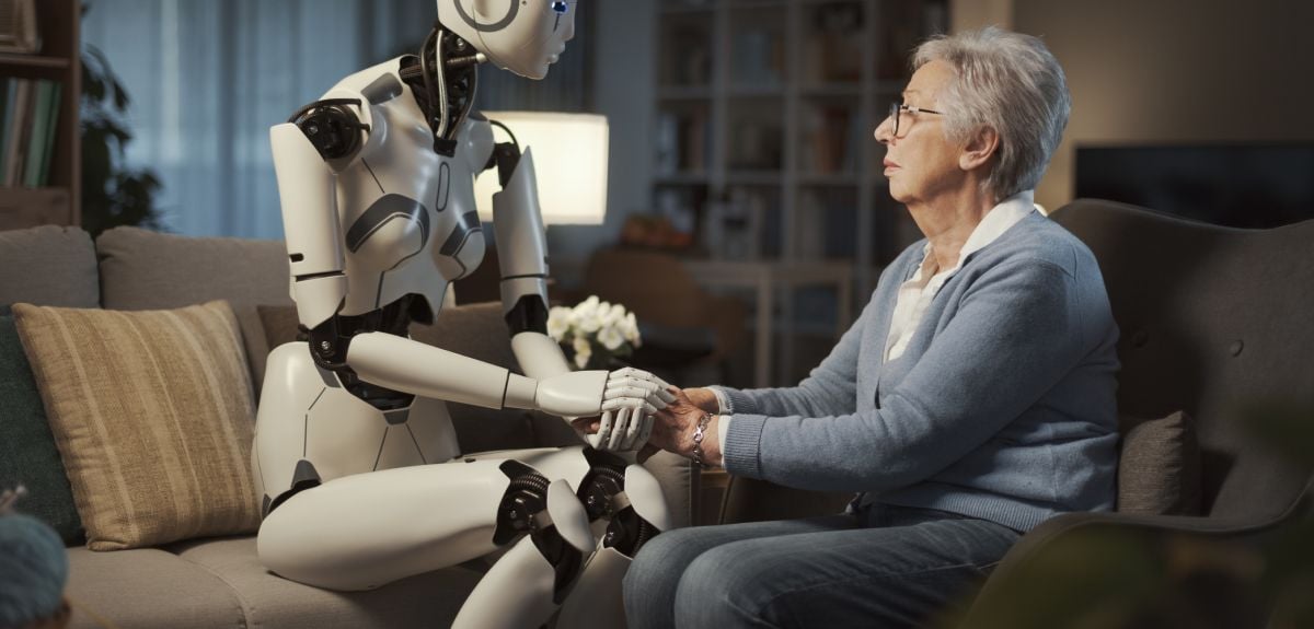 Care robots for elderly people.