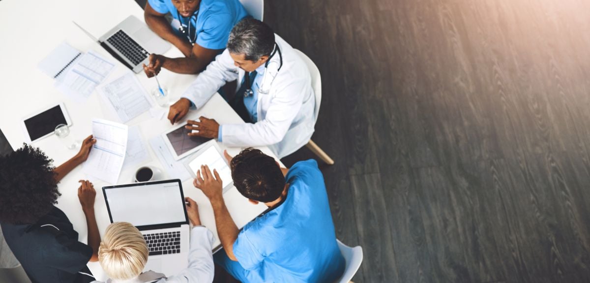 Medical team meeting