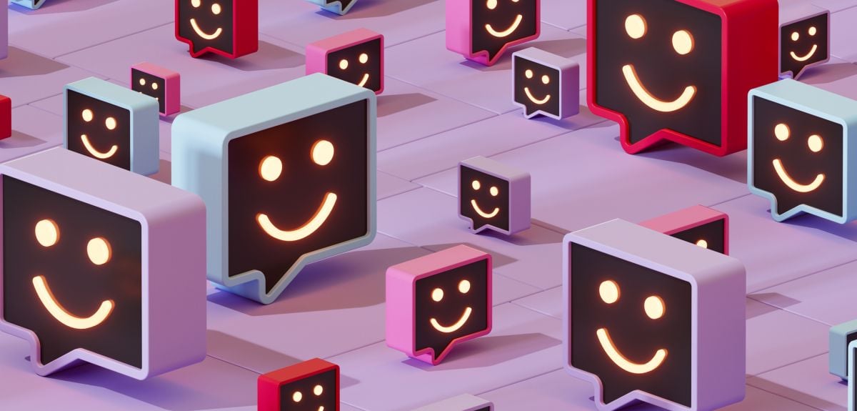 Smiling chatbots concept art. Credit: akinbostanci, Getty Images