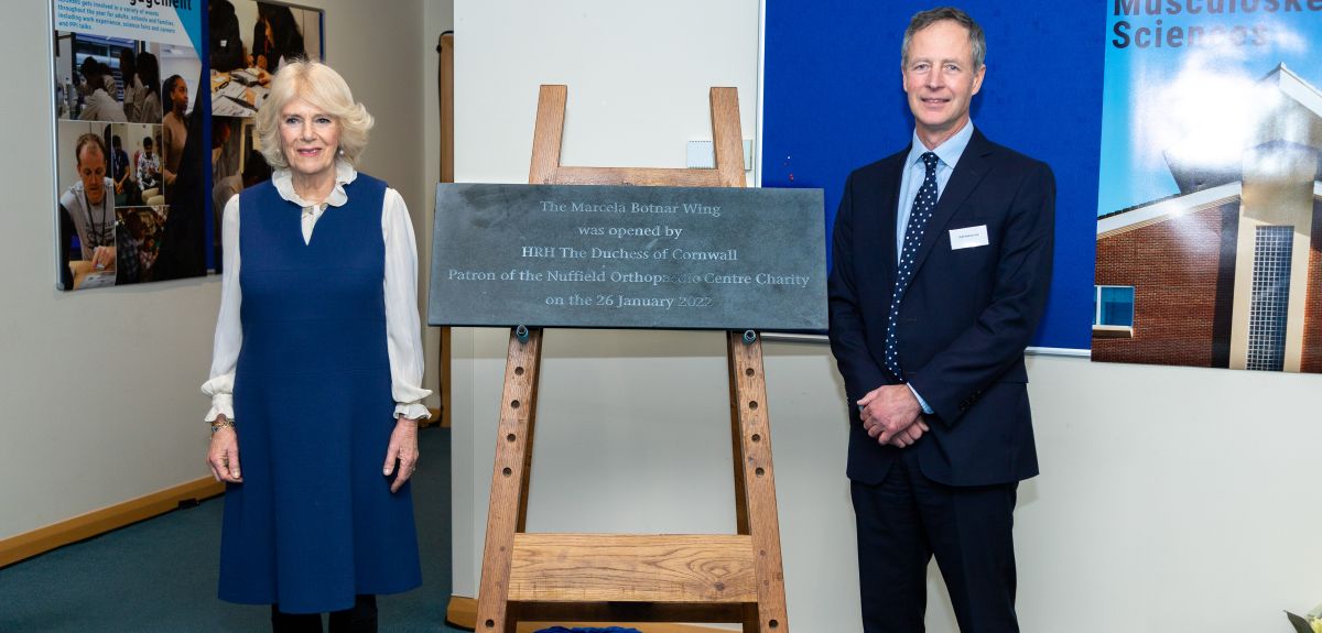 The Duchess of Cornwall opens the new Marcela Botnar wing