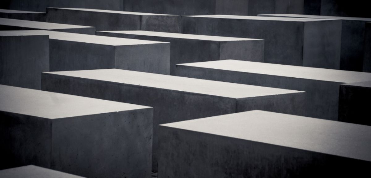 The Holocaust memorial in Berlin