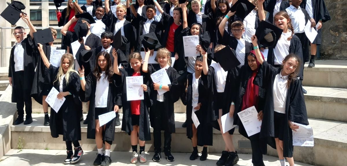 IntoUniversity students experiencing a special graduation ceremony at Christ Church college, Oxford.