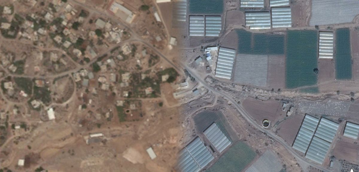 Satellite imaging can bring out amazing ground level detail which is obscured by poor resolution imaging