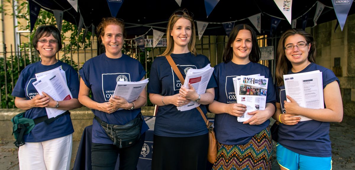 College and university staff volunteers welcomed nearly 10,000 visitors over two days.
